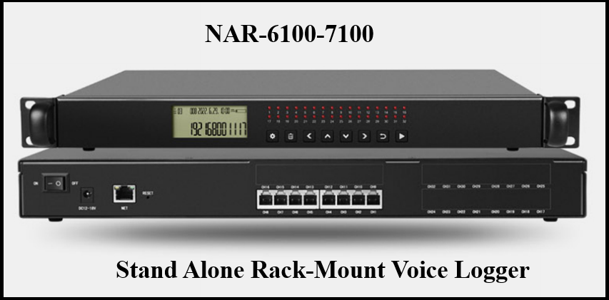 NAR-6100-7100 Stand Alone Rack-mount Voice Logger