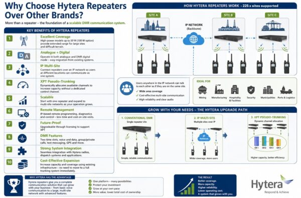 Benefits of Using Hytera Repeaters